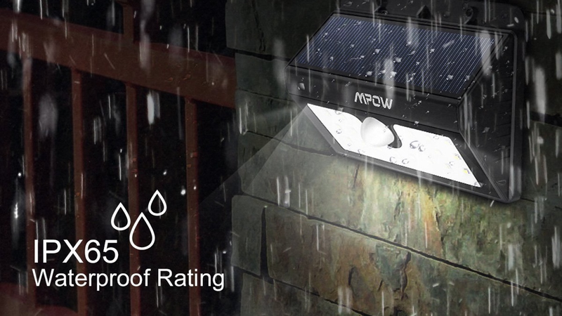 Mpow Solar Light, $16 with code WVOTXL52 | 2-Pack, $30 with code NFBJ9WYL | 4-Pack, $57 with code M5KVSIOU